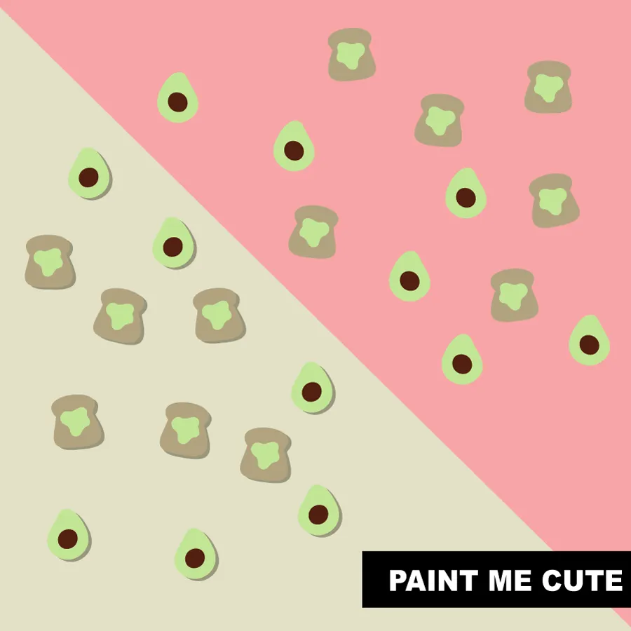 © Breakfast Cuties - Toast and Avocado  10 pair Set