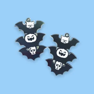 © Peekaboo Bat Attack Stacker - 2 pair Set