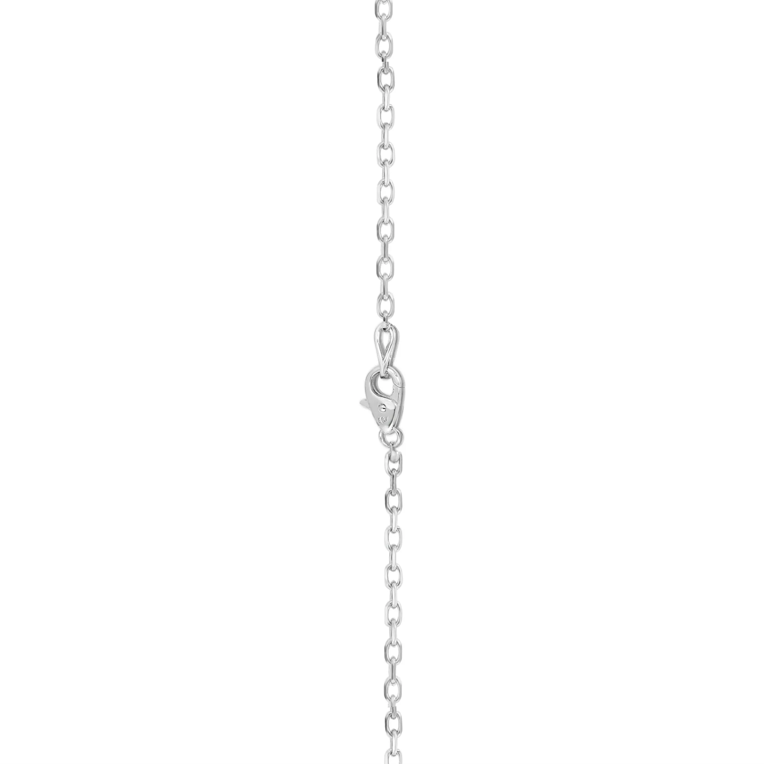 1.00Ct Diamond Heart Pendant, 18" Gold Chain in 14k Gold