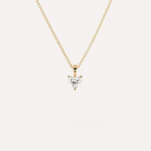1/2 carat Heart Diamond Pendant Necklace