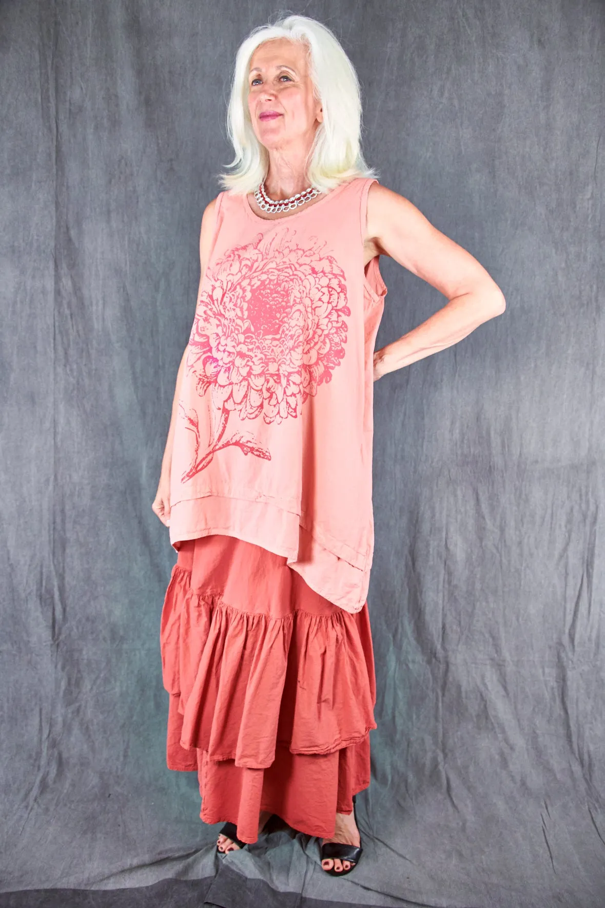 1599 Garden Tiered Tank Guava-P