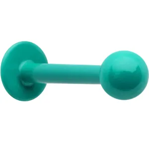16 Gauge 5/16 Green Acrylic Over Steel Labret Monroe Tragus