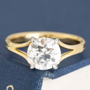 1.63ct Old European Cut Diamond Solitaire
