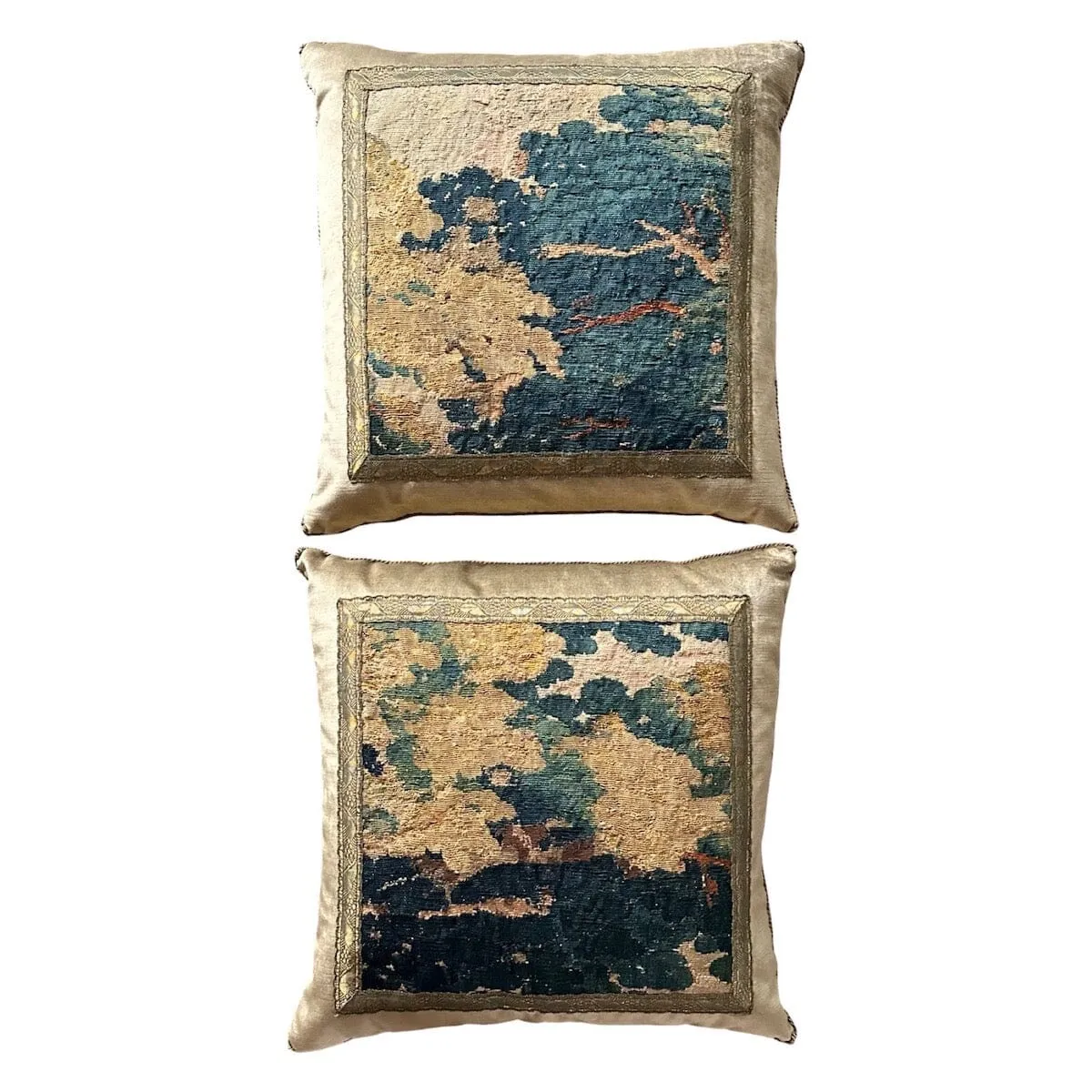 17th C. Tapestry Fragment (#T101322A | 20 x 20")