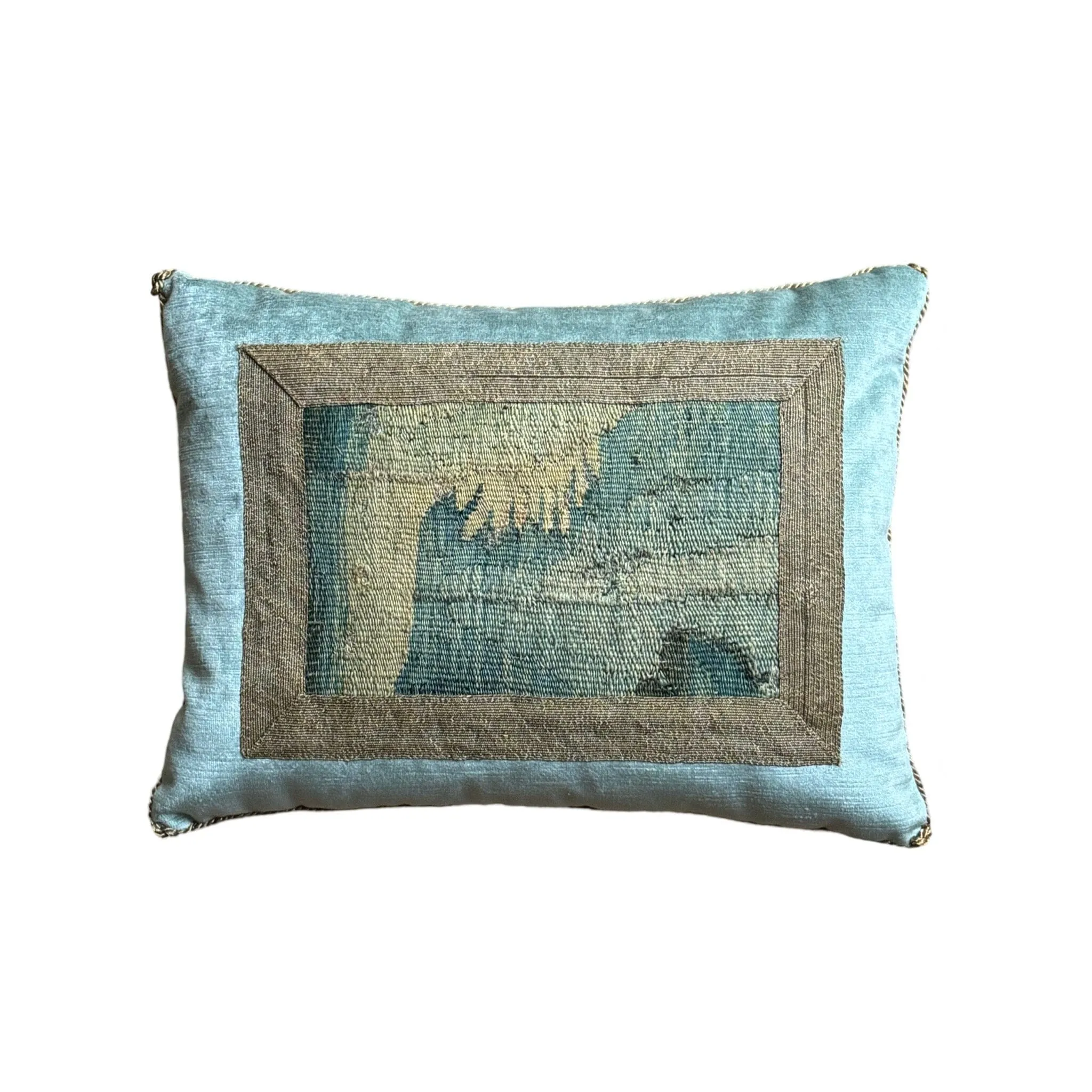 17th Century Flemish Tapestry Fragment (#T031524 | 12 x 16")
