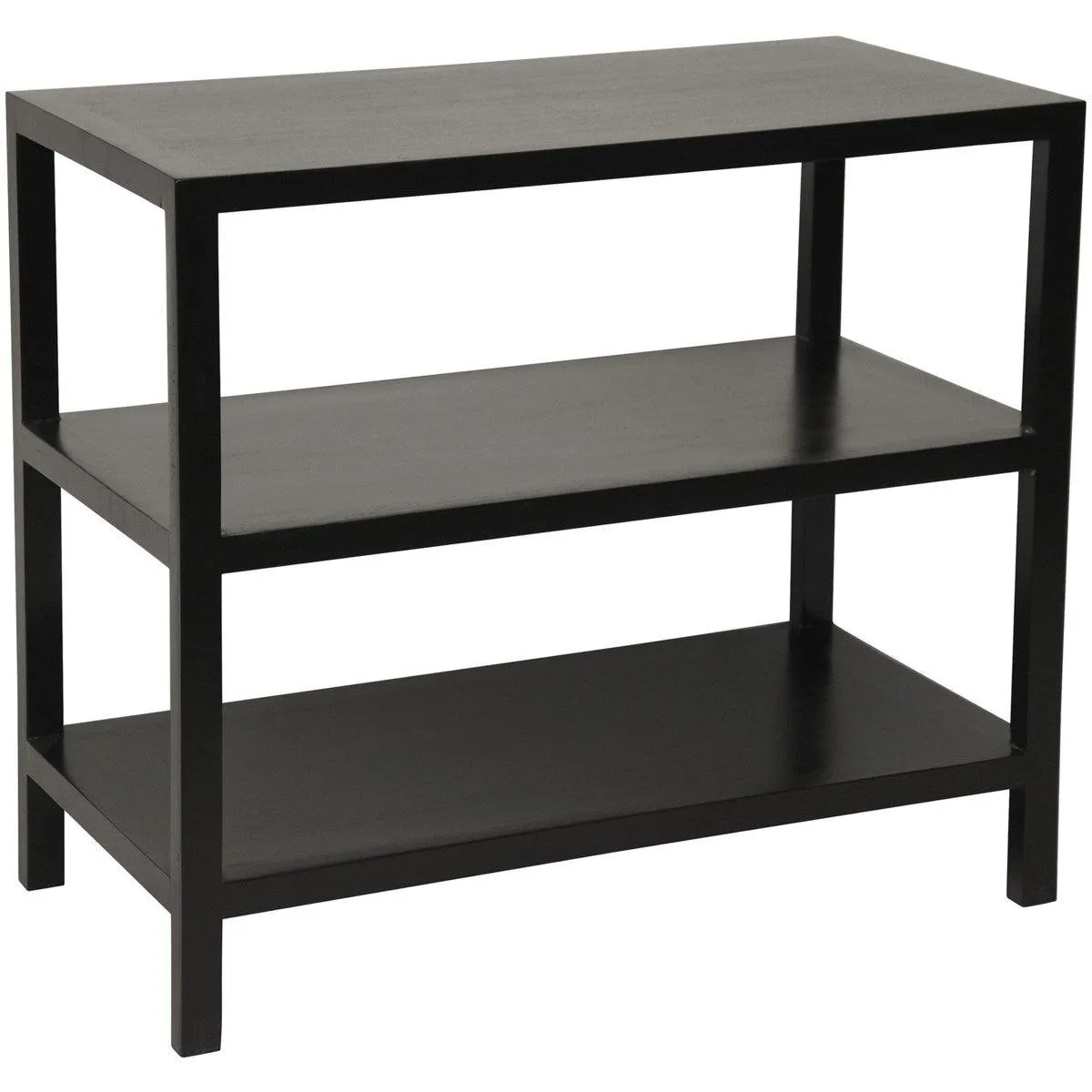2 Shelf Side Table, White Wash