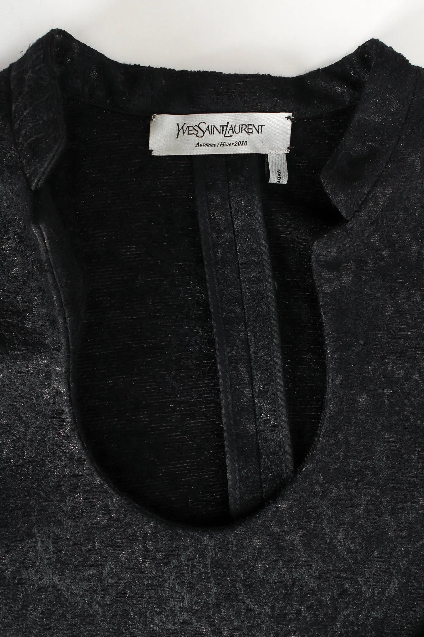 2010 A/W Wool Brocade Shift Dress