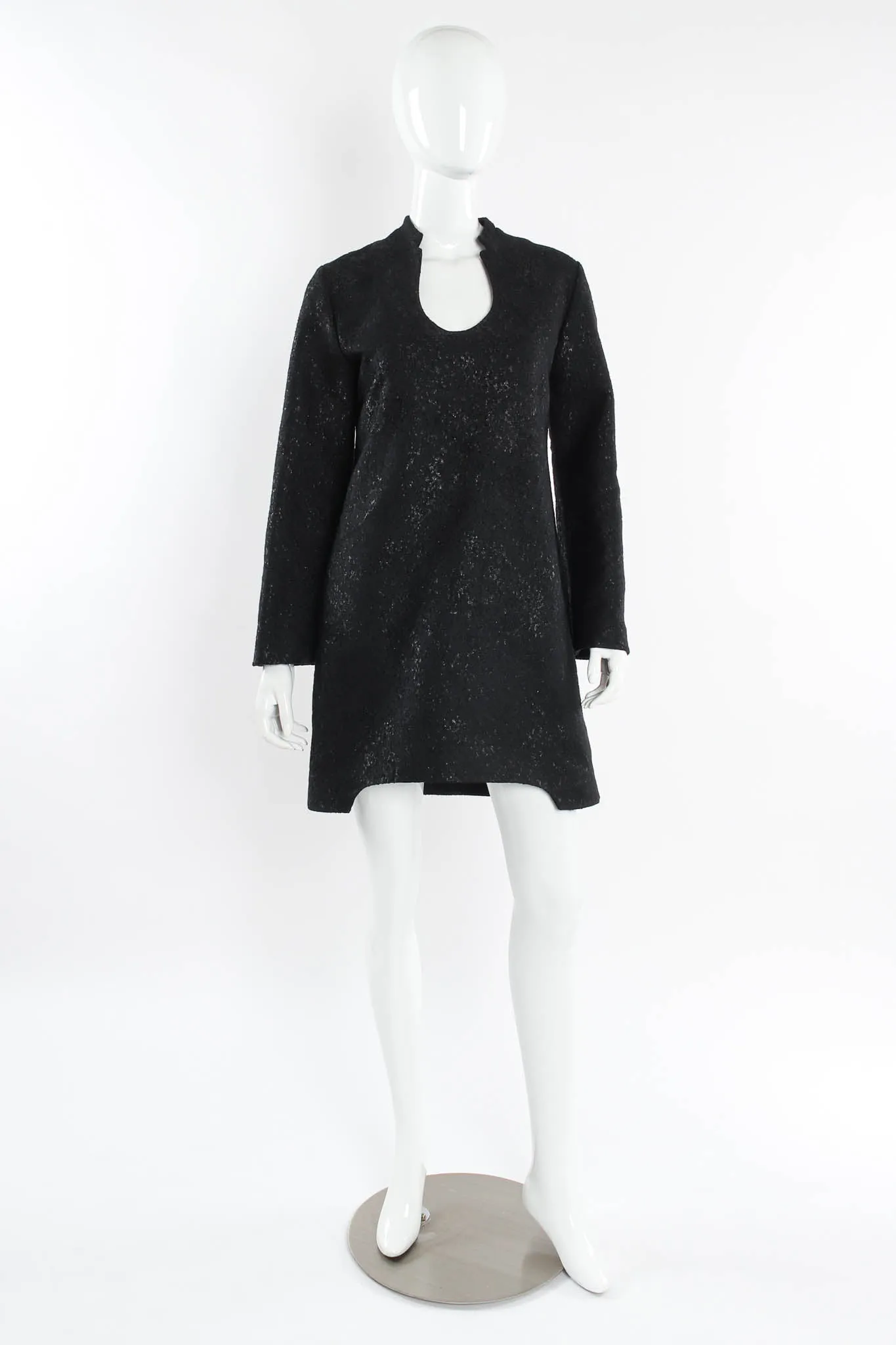 2010 A/W Wool Brocade Shift Dress
