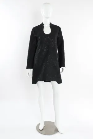 2010 A/W Wool Brocade Shift Dress
