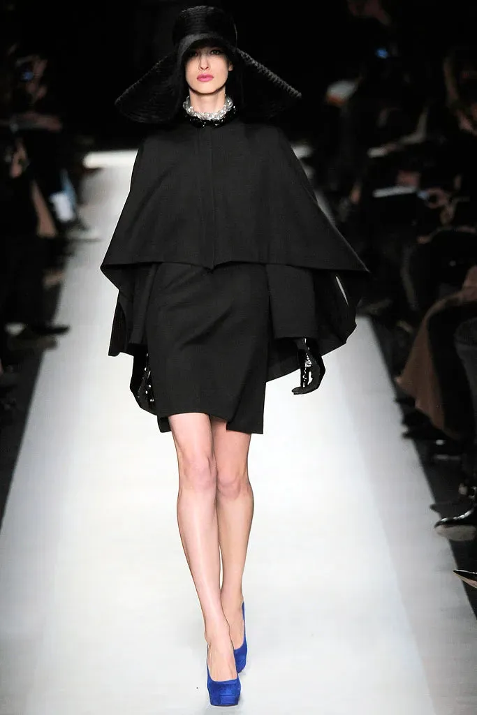 2010 A/W Wool Brocade Shift Dress