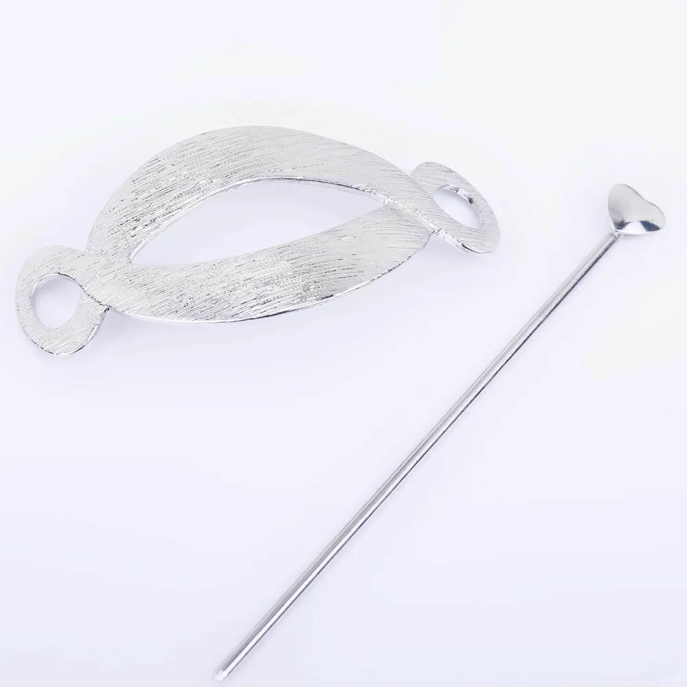 3 1/4" Alloy Geometric hair clip Minimalist Hair Clip hair pin Simple Hair Accessory Gift for Her 1pcs 102597