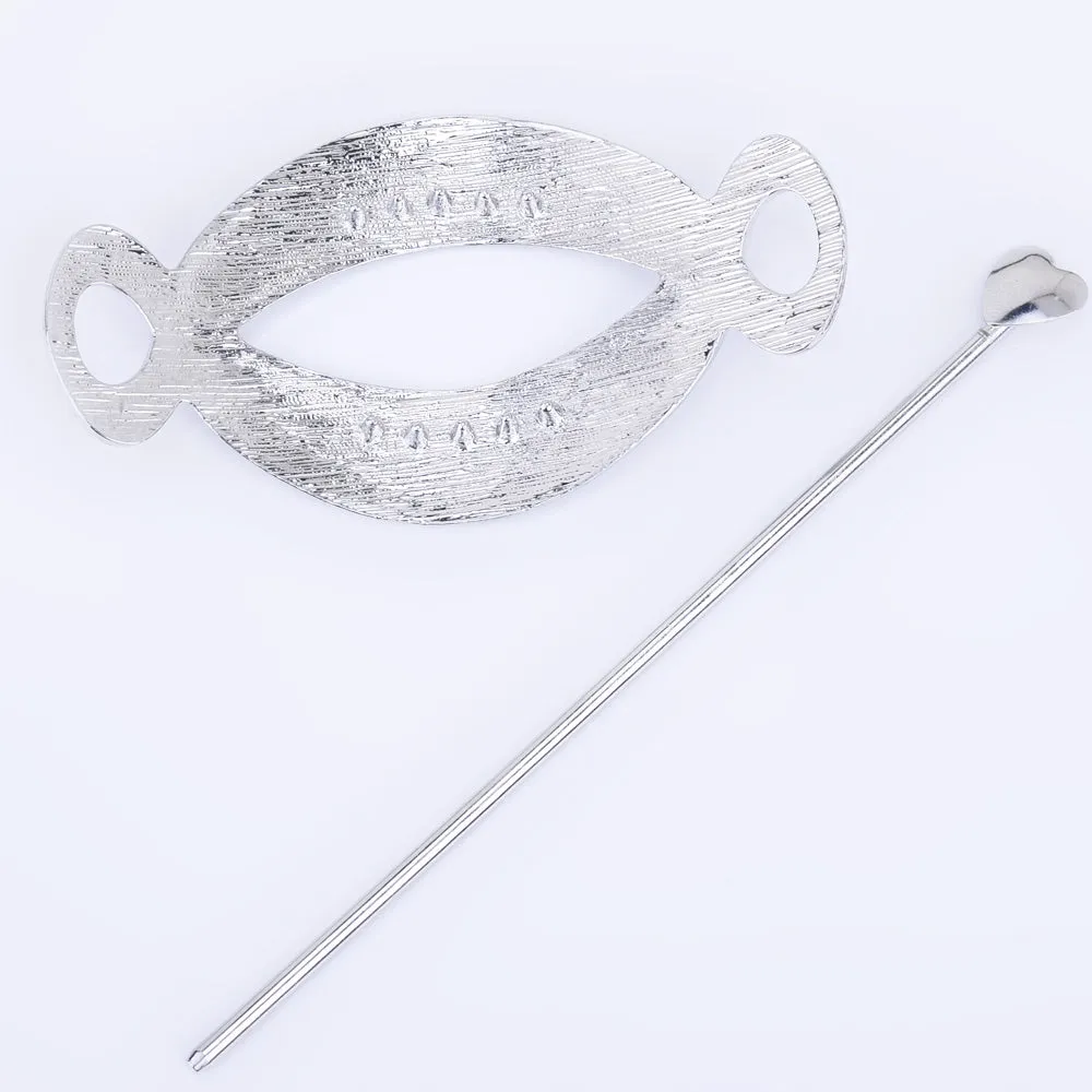 3 1/4" Alloy Geometric hair clip Minimalist Hair Clip hair pin Simple Hair Accessory Gift for Her 1pcs 102597