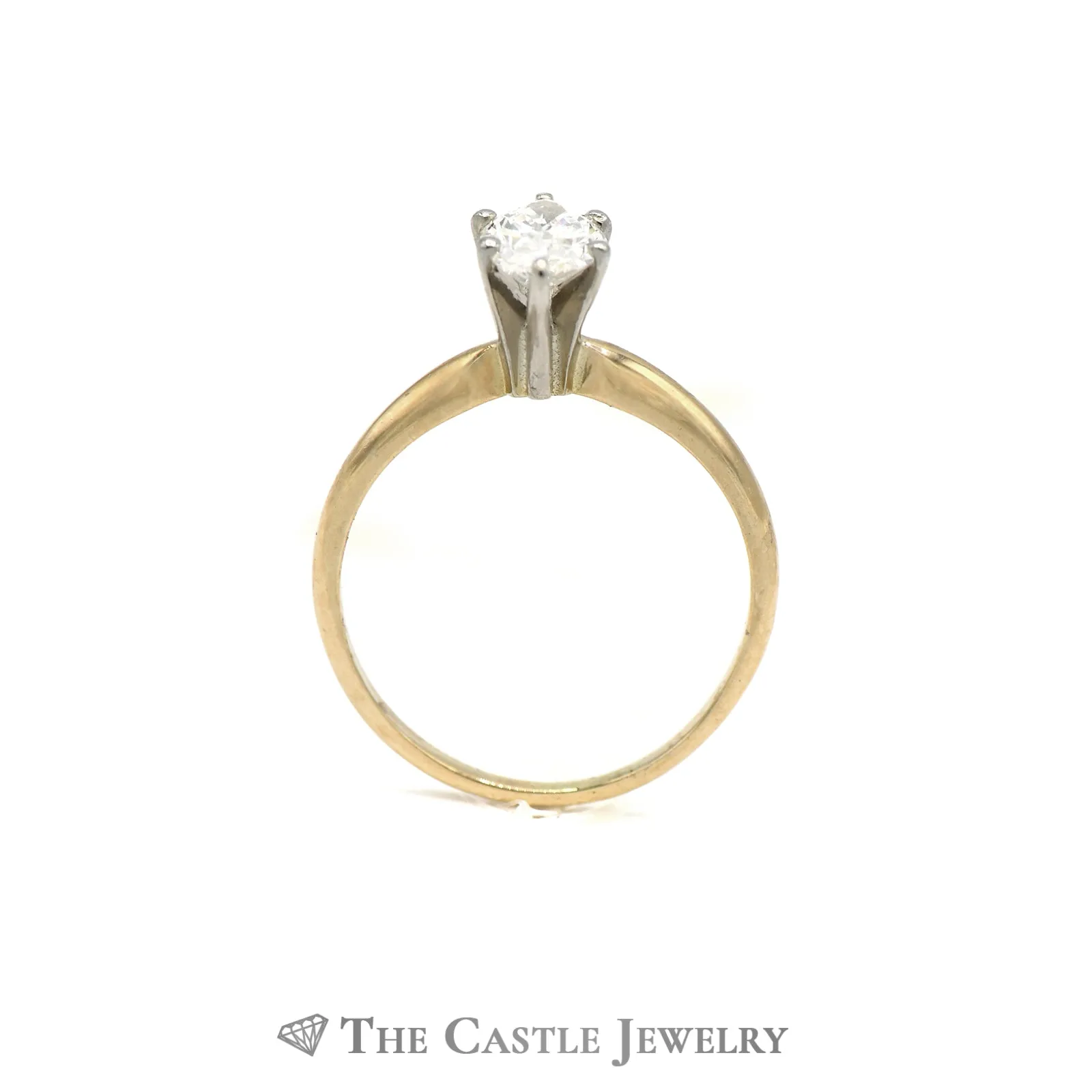 .65ct Marquise Diamond Solitaire Ring in 14KT Yellow Gold