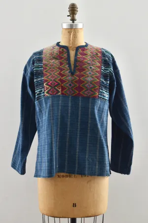 70's Boho Guatemalan Top / xs small