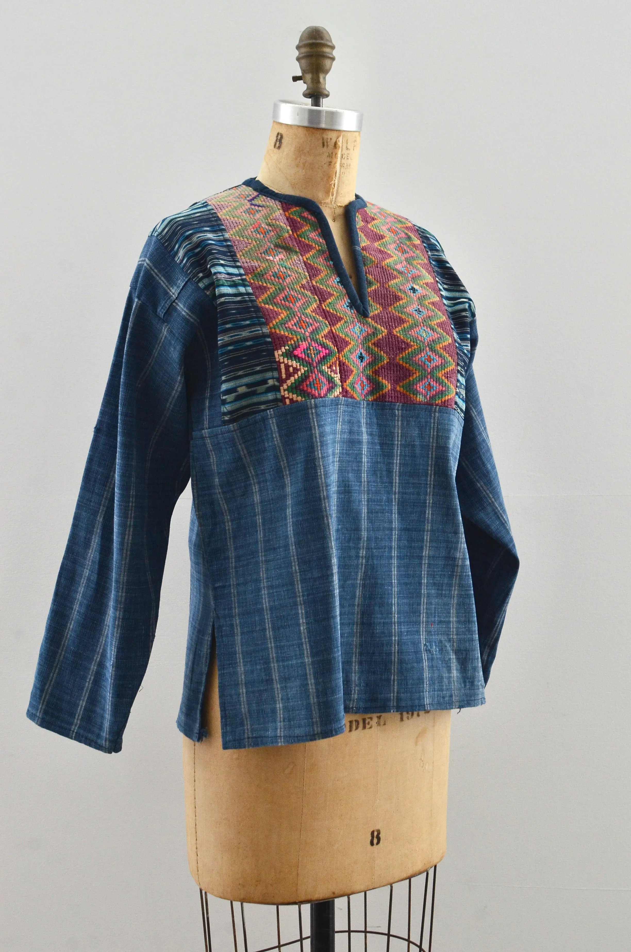 70's Boho Guatemalan Top / xs small