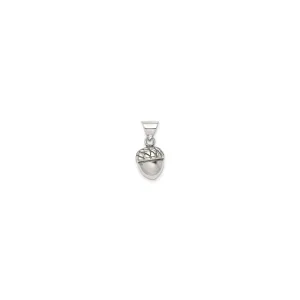 Acorn Antique Finish Pendant (Silver)