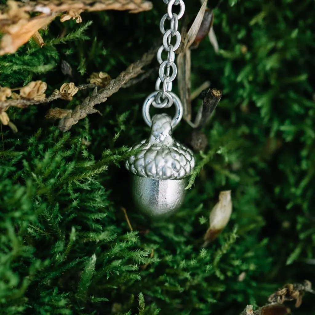 Acorn Charm Dainty Necklace