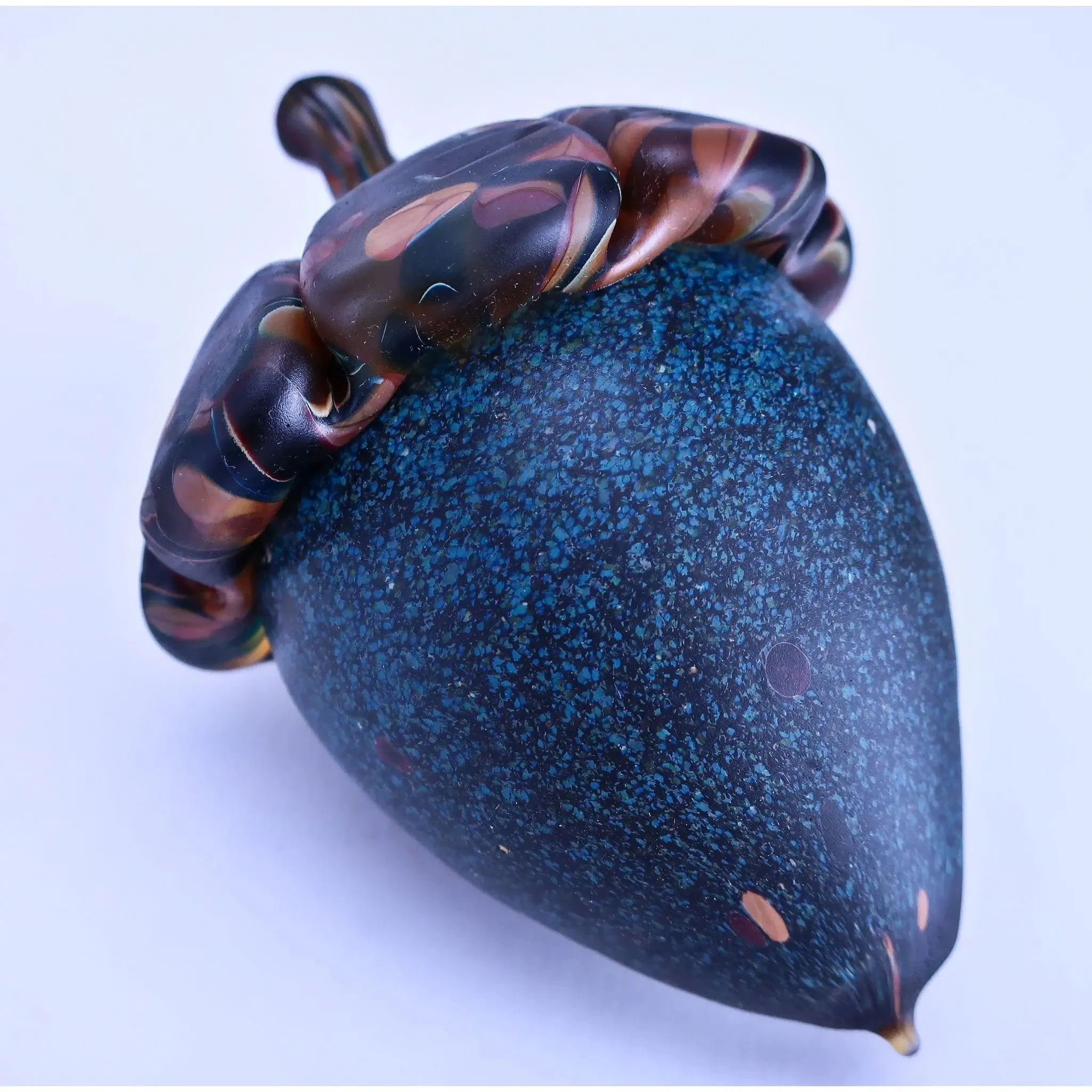 Acorn Sculpture 14 by Grateful Gathers Glass, Danny Polk Jr