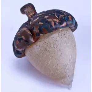 Acorn Sculpture 4 by Grateful Gathers Glass, Danny Polk Jr