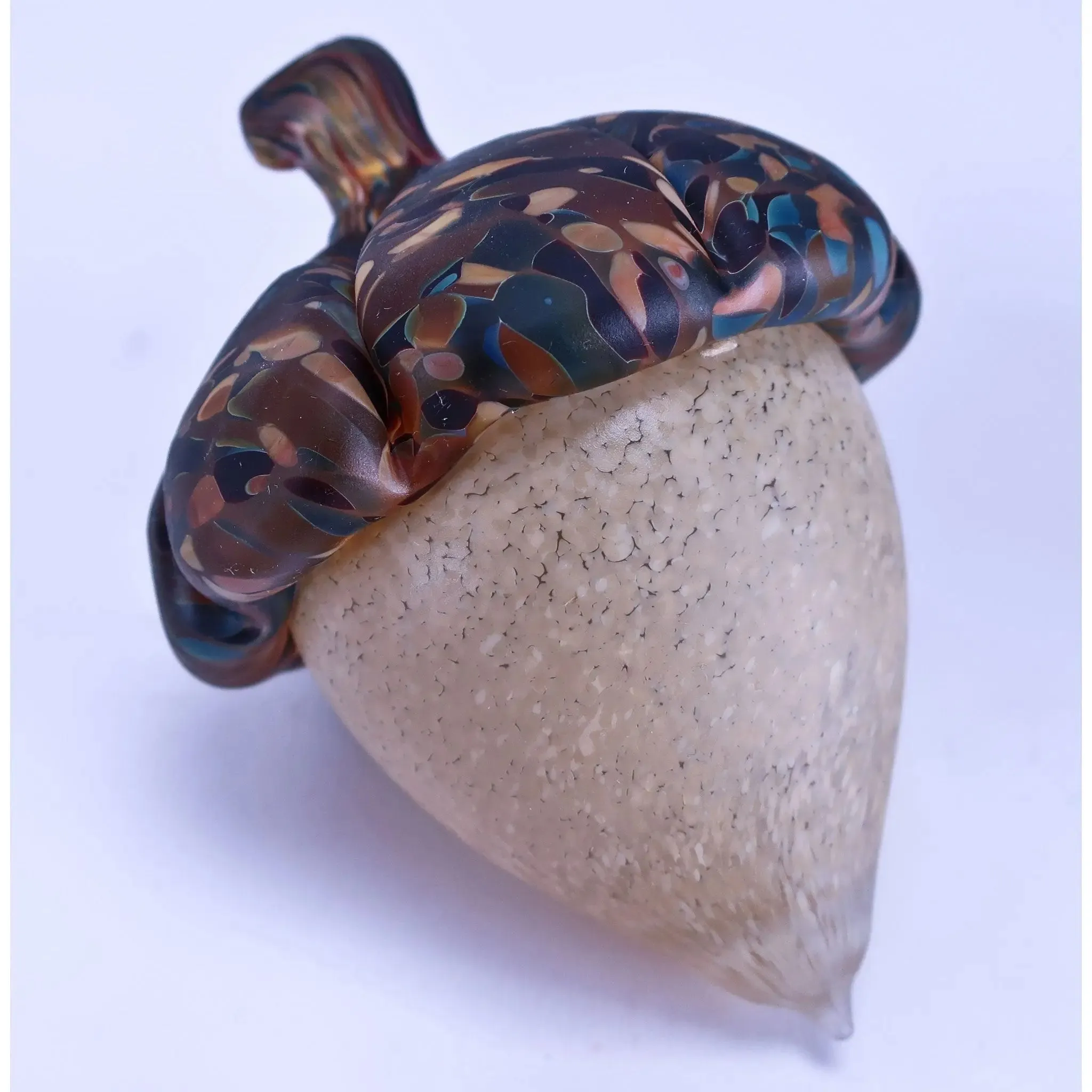 Acorn Sculpture 4 by Grateful Gathers Glass, Danny Polk Jr