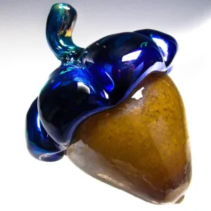 Acorn Sculpture 6 by Grateful Gathers Glass, Danny Polk Jr