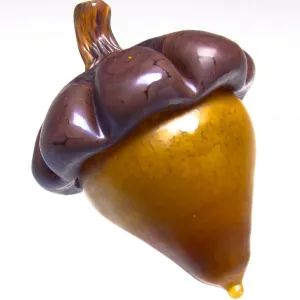 Acorn Sculpture 9 by Grateful Gathers Glass, Danny Polk Jr