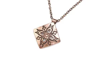 Acorns Copper Pendant