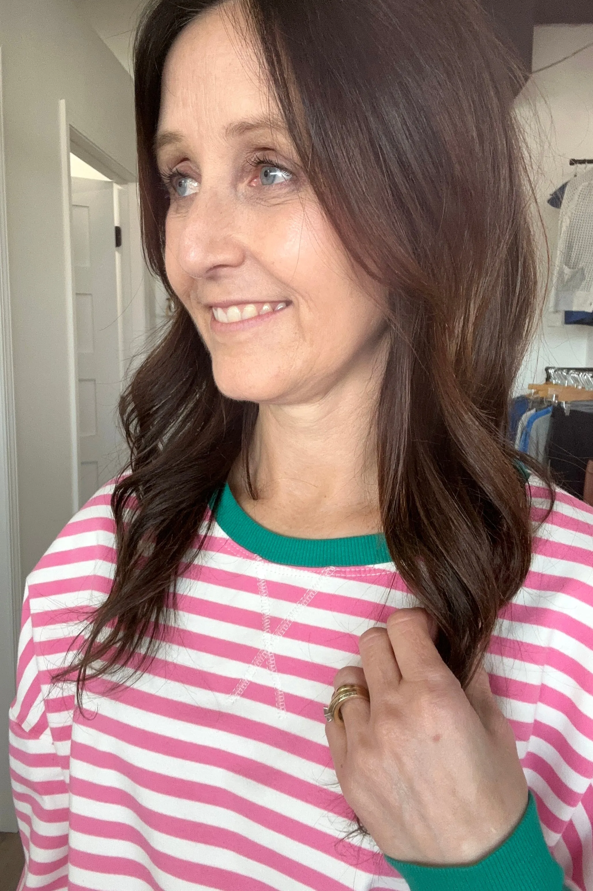 Amanda Striped Crewneck Pullover-2 COLORS!