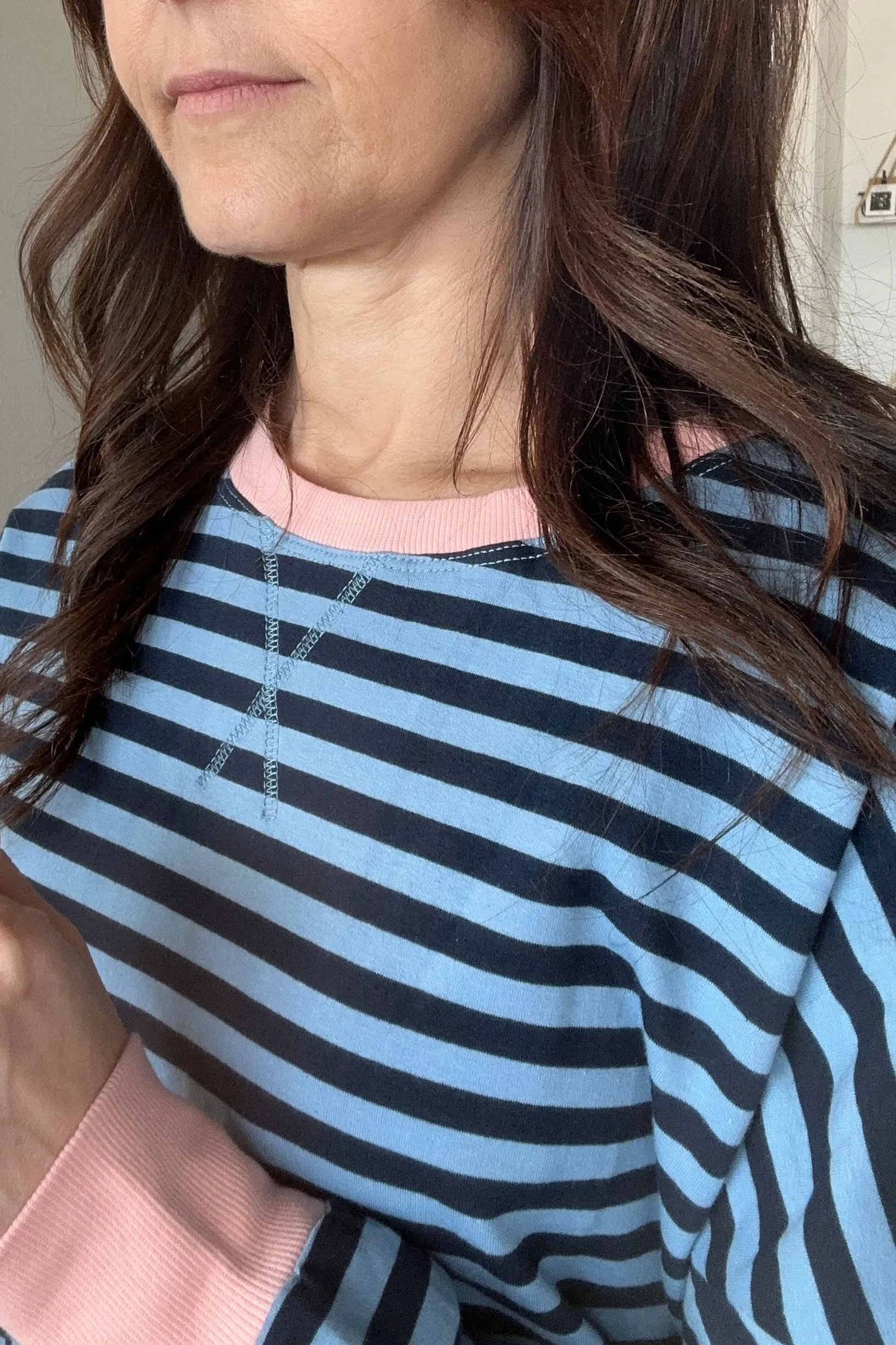 Amanda Striped Crewneck Pullover-2 COLORS!