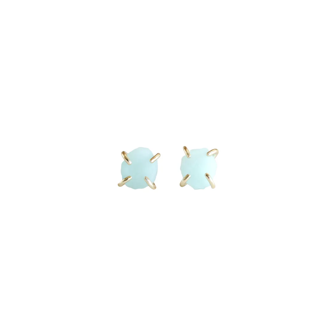 Amazonite Prong Earrings