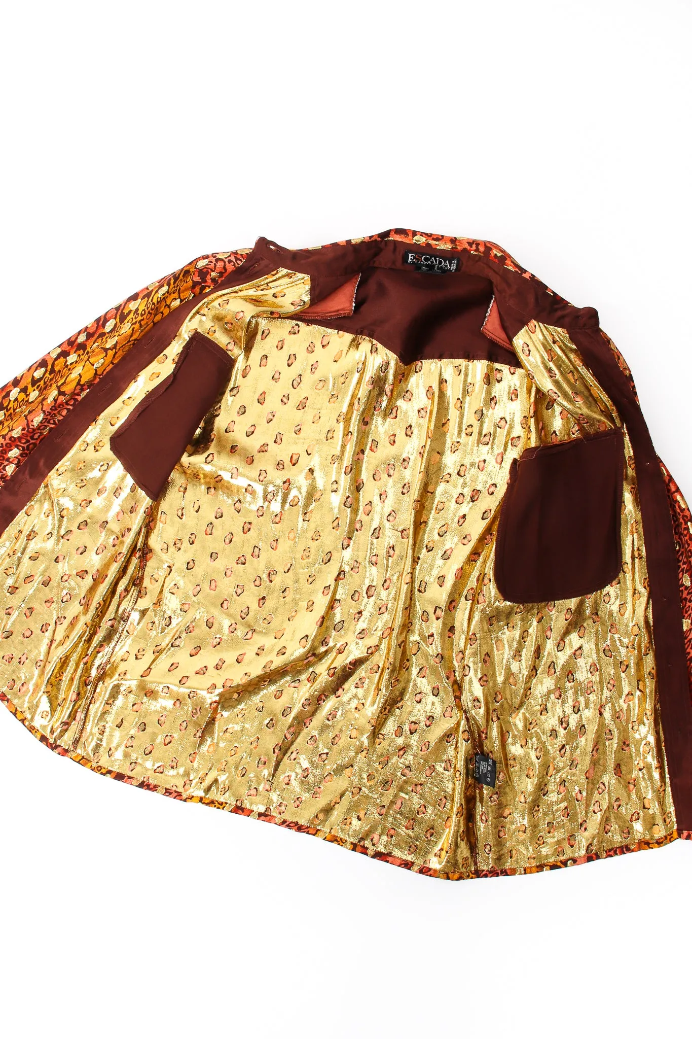 Animal Print Brocade Shirt