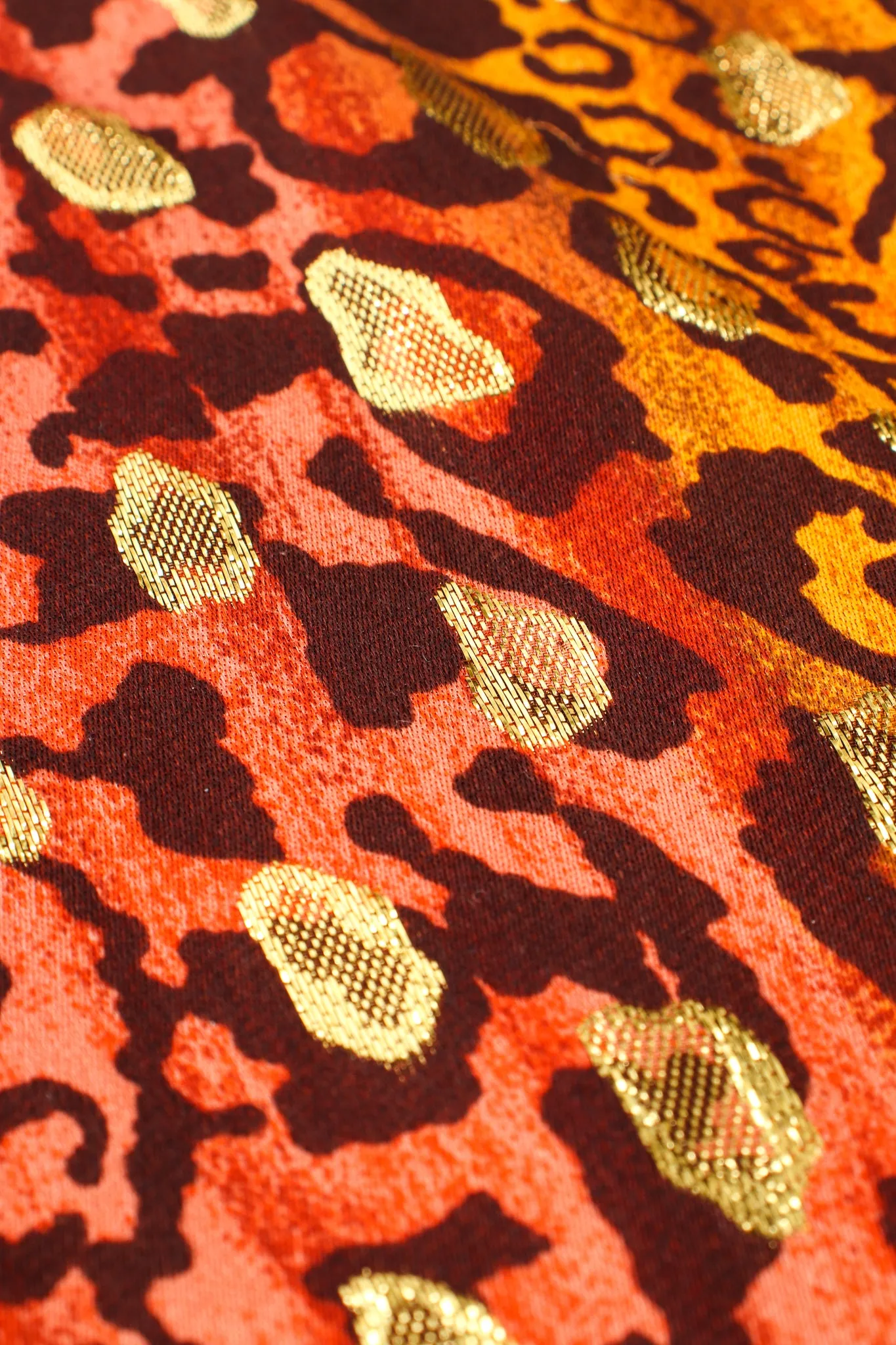 Animal Print Brocade Shirt