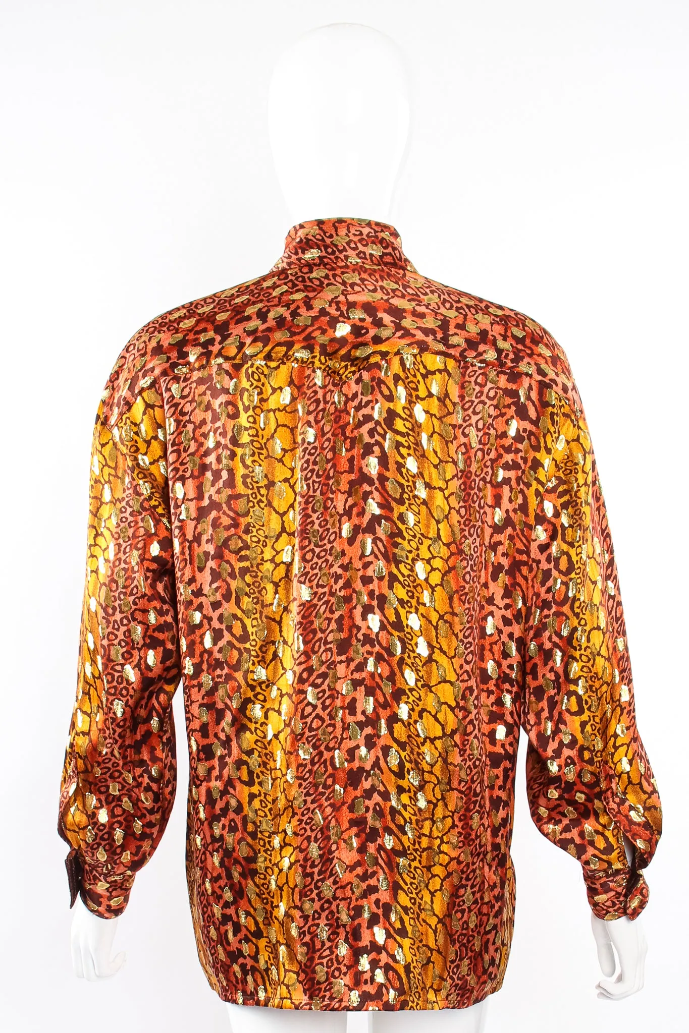 Animal Print Brocade Shirt