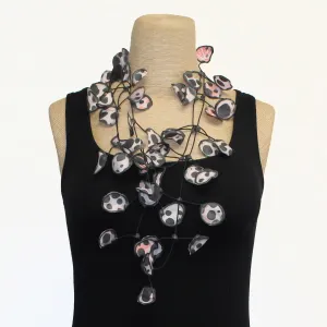 Annemieke Broenink Necklace, Polka Dot, Pink/Black/White