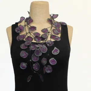 Annemieke Broenink Necklace, Polka Dot, Purple