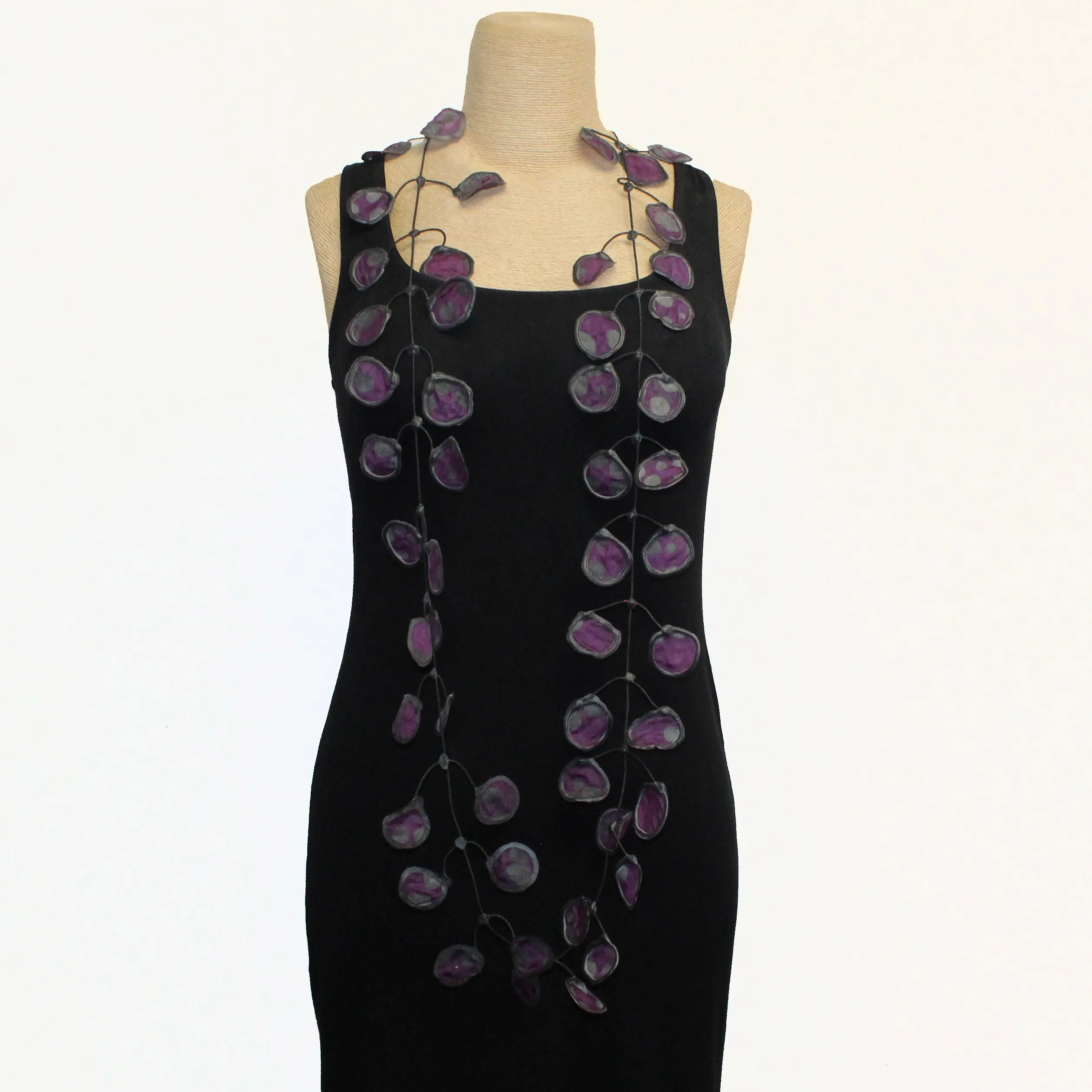 Annemieke Broenink Necklace, Polka Dot, Purple