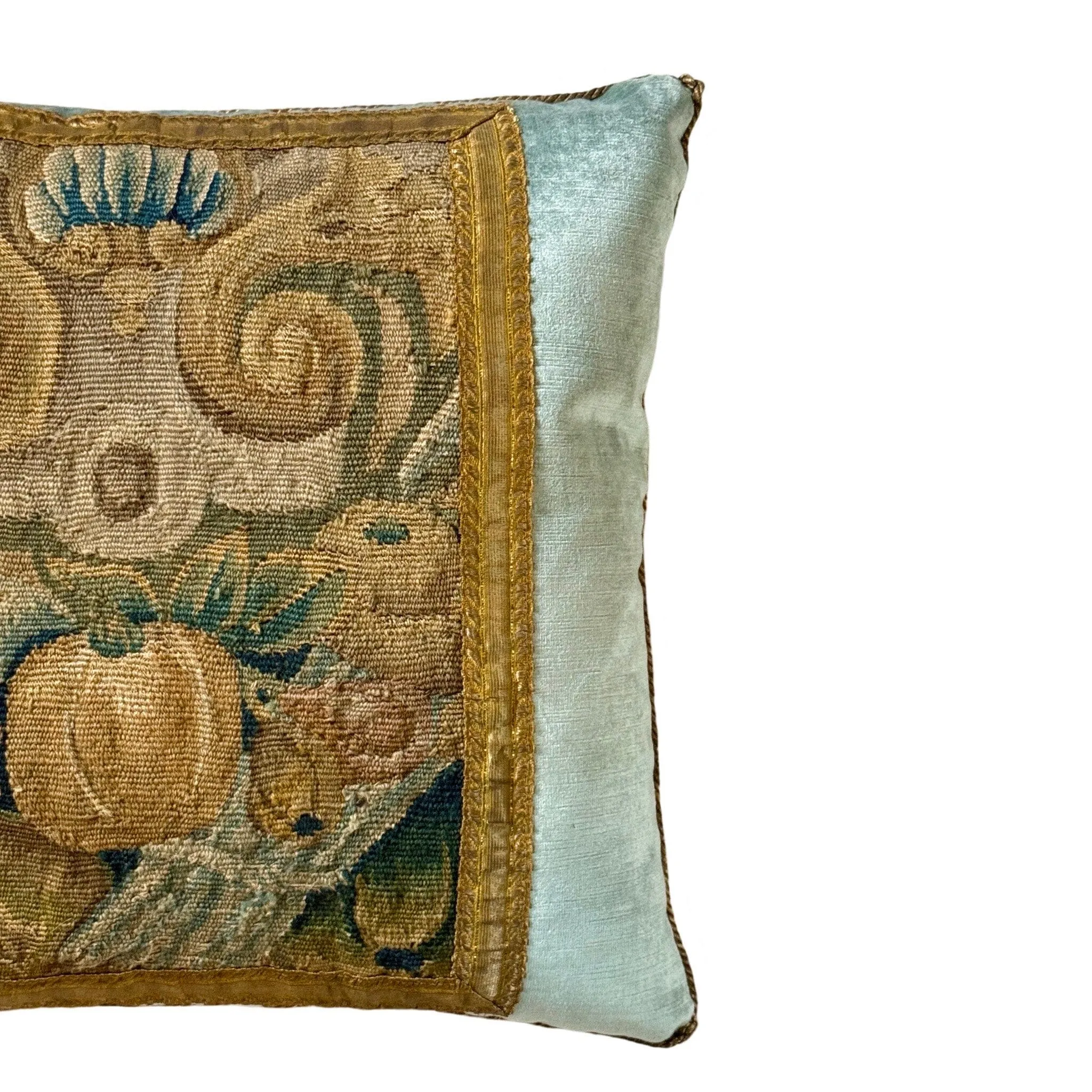 Antique Tapestry Fragment (#T093024 | 17 x 19")