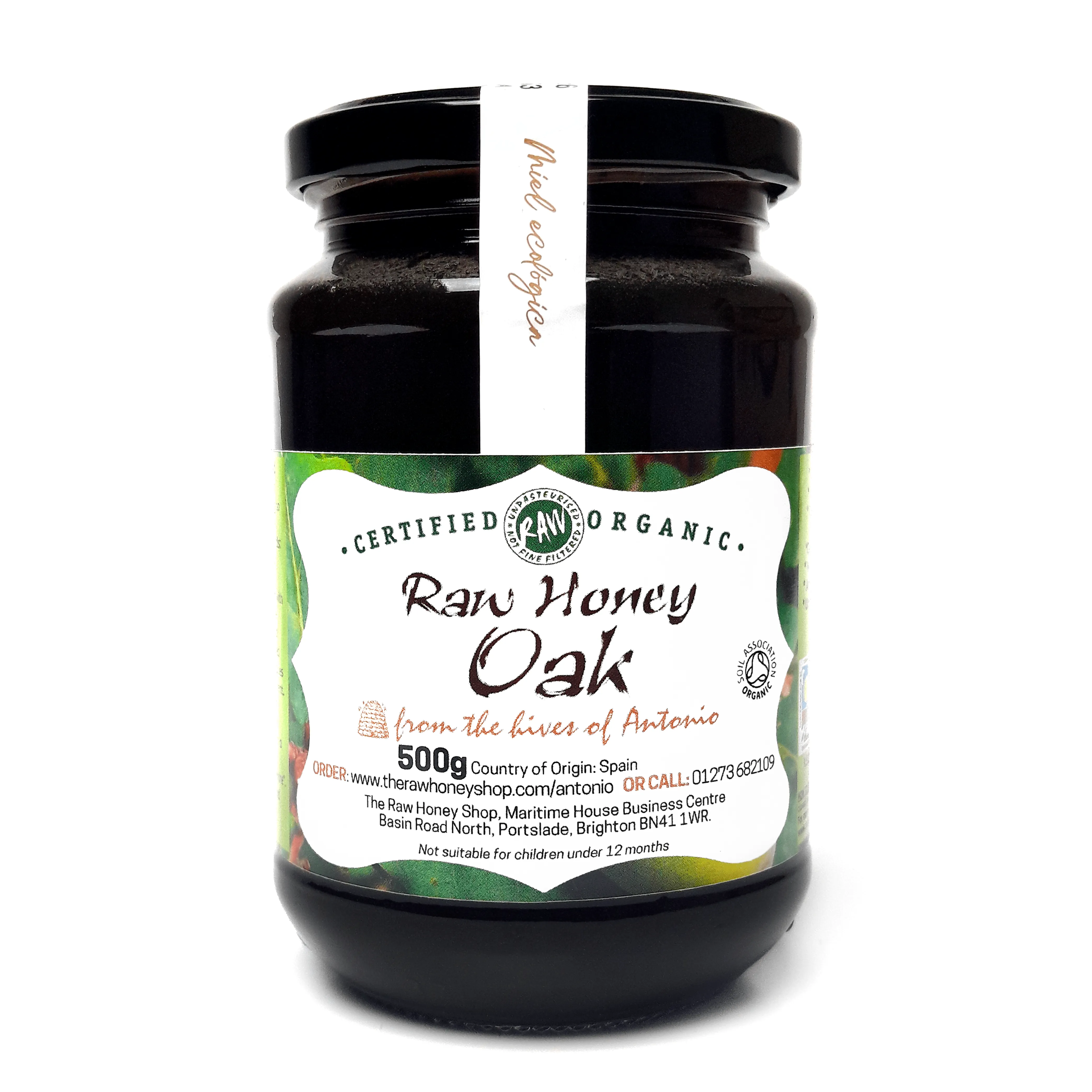 Antonio's Certified Organic Raw Oak Honey - Platinum Award Winner