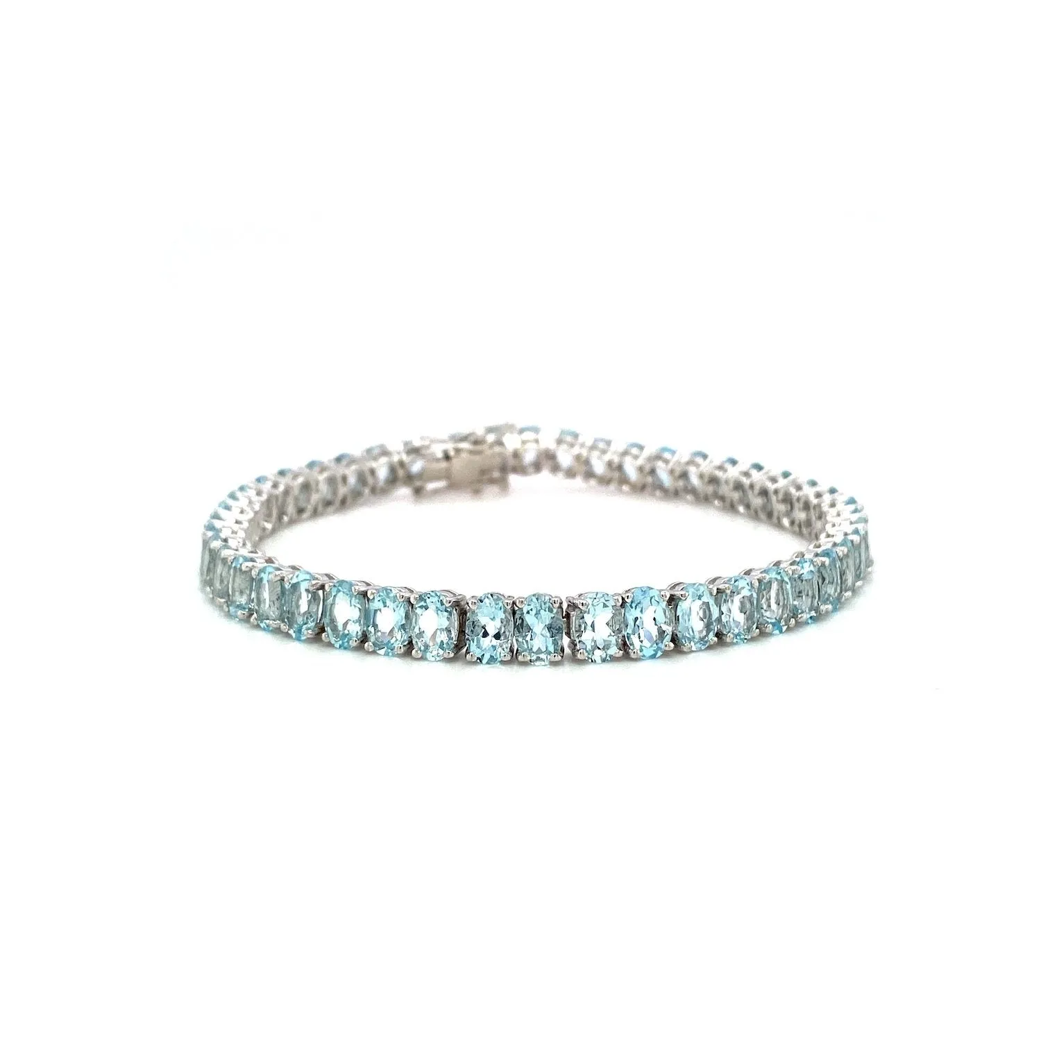 Aquamarine Bracelet in .925 Sterling Silver - KSD 42086