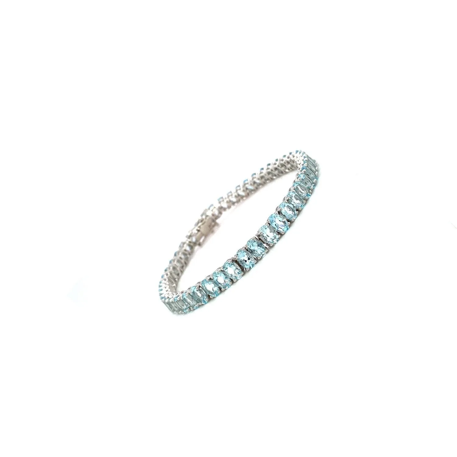 Aquamarine Bracelet in .925 Sterling Silver - KSD 42086