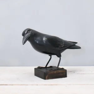 Aviologie - 9" Bird Sculpture (Crow) #CRW-211 / CRW-212
