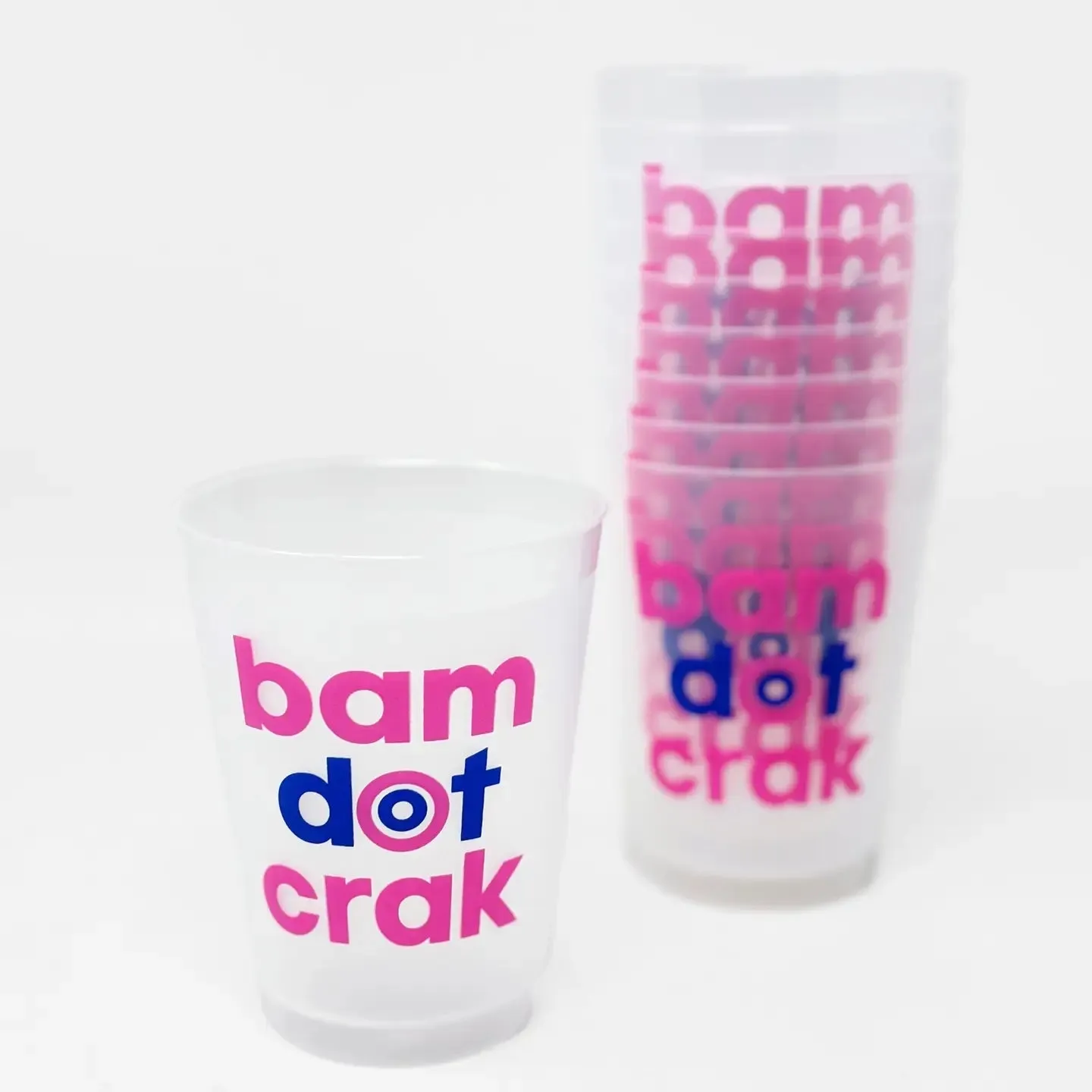 Bam Dot Crak Frosted Cup