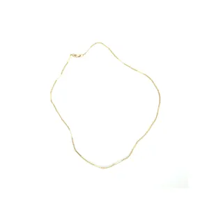 Bar and Cable Chain Necklace
