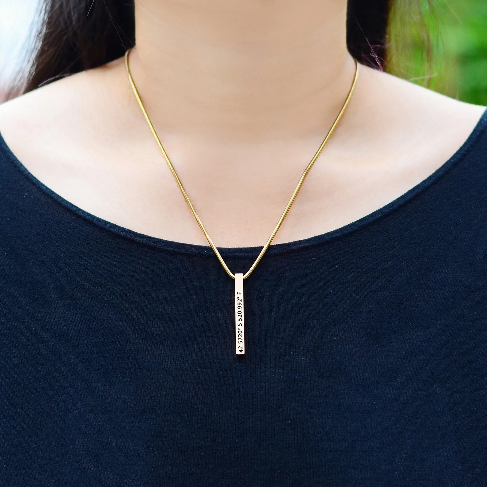 Bar Personalised Necklace