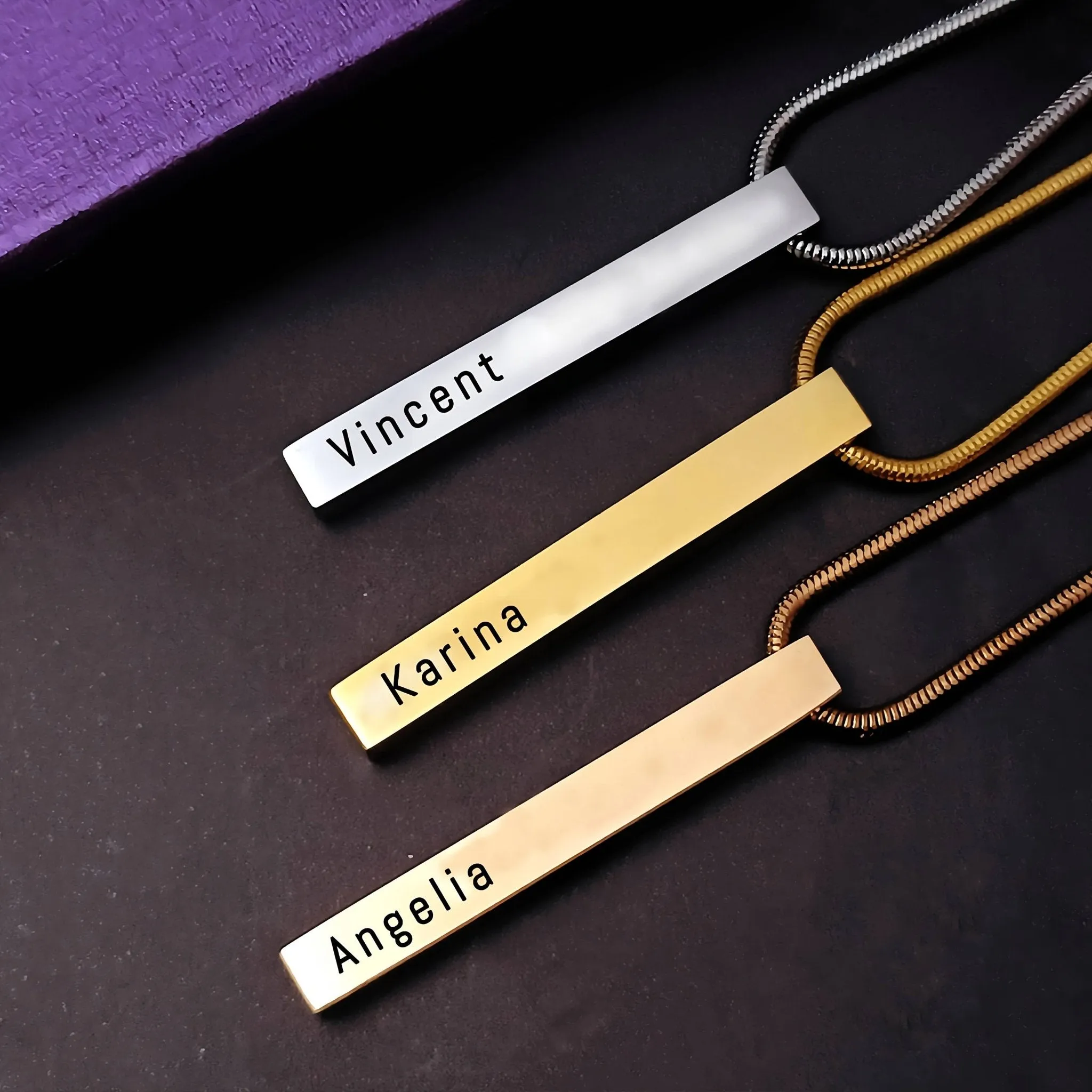 Bar Personalised Necklace