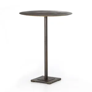BAR TABLE-AGED BRASS