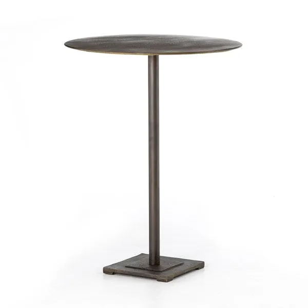 BAR TABLE-AGED BRASS