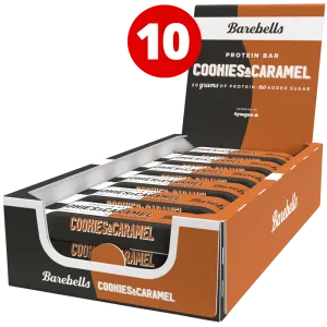 Barebells Protein Bar Cookies & Caramel - 10x55g.