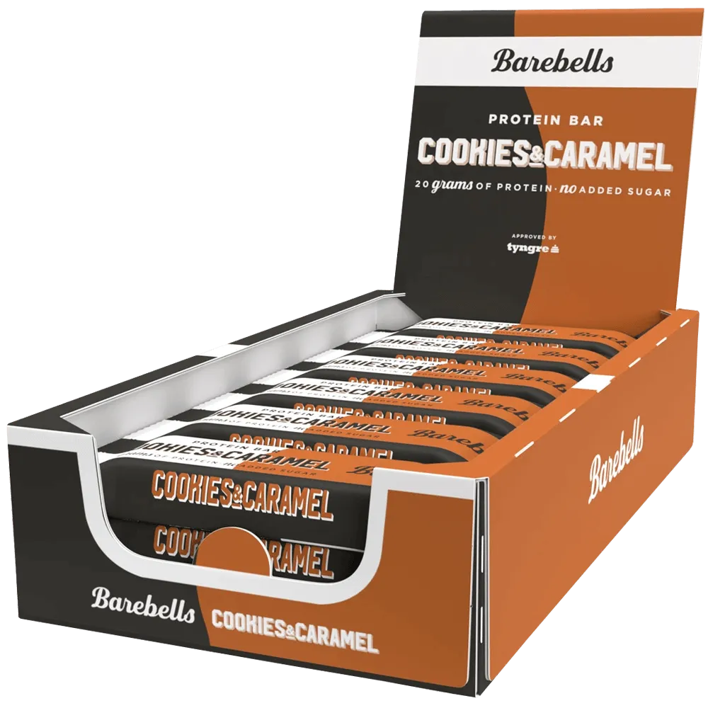 Barebells Protein Bar Cookies & Caramel - 10x55g.
