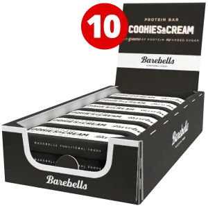 Barebells Protein Bar Cookies & Cream - 10x55g.